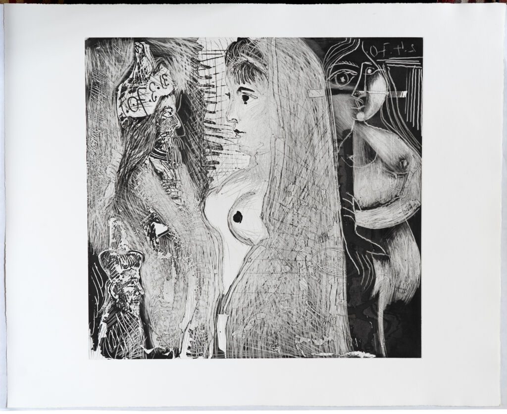 Pablo Picasso, David, Bethsabée et le prophète Nathan - © Succession Picasso 2024 ©Corinne Buchet-Crommelynck ©Patrick Dubois