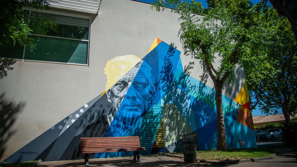 L'une des fresques réalisées pour Street Art Sérignan