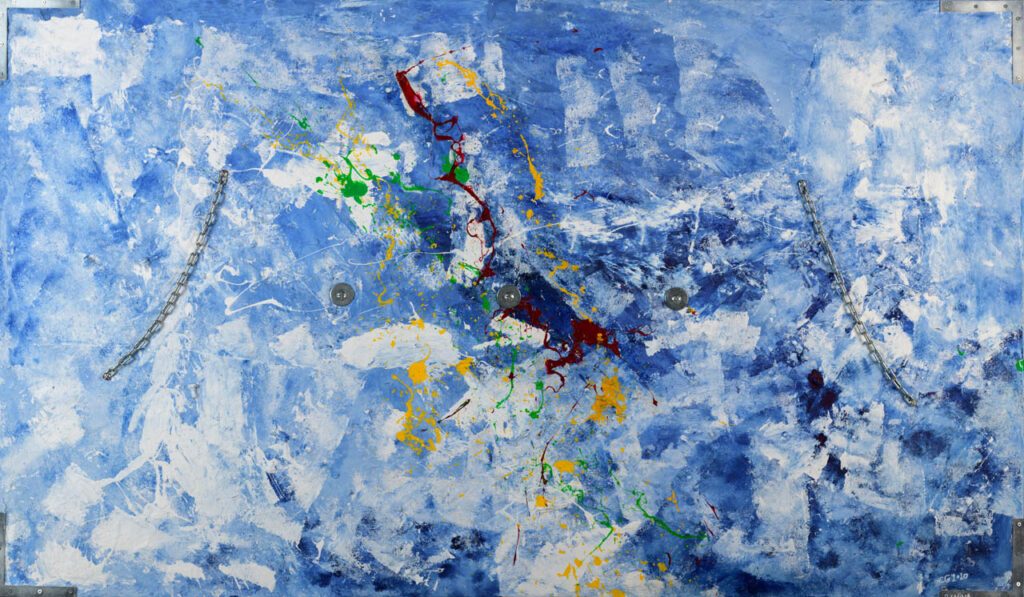 Photo : CHAINE AGE, peinture de Christine Gaudy © Christine Gaudy